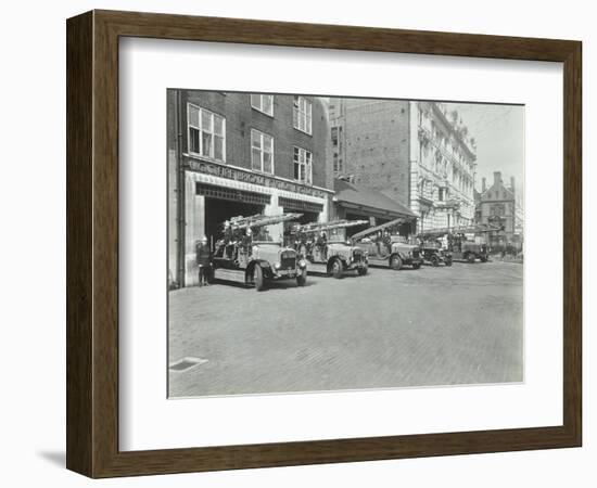 Euston Fire Station, No 172 Euston Road, St Pancras, London, 1935-null-Framed Photographic Print