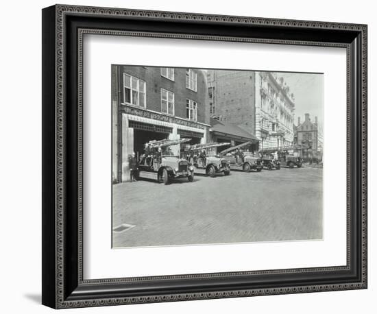 Euston Fire Station, No 172 Euston Road, St Pancras, London, 1935-null-Framed Photographic Print