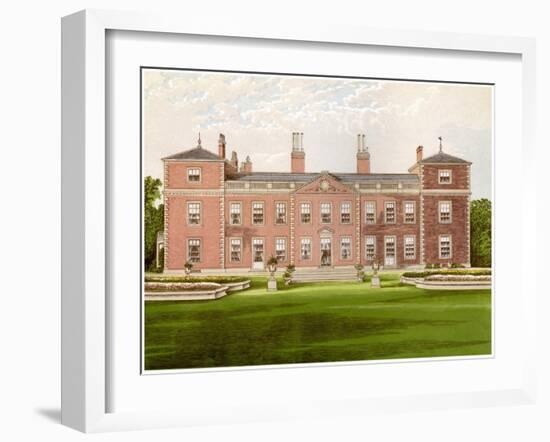 Euston Hall, Suffolk, Home of the Duke of Grafton, 1880-Benjamin Fawcett-Framed Giclee Print