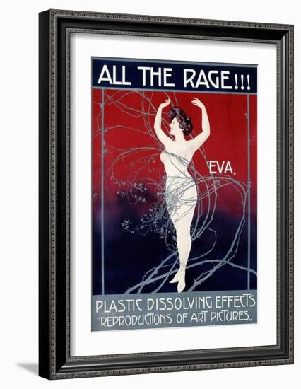 Eva, All the Rage-Mario Borgoni-Framed Art Print