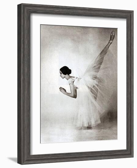 Eva Evdokimova, American Dancer from Bulgarian Origins, Danced with Rudolfnoureev During 15 Years-null-Framed Photo