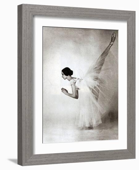 Eva Evdokimova, American Dancer from Bulgarian Origins, Danced with Rudolfnoureev During 15 Years-null-Framed Photo