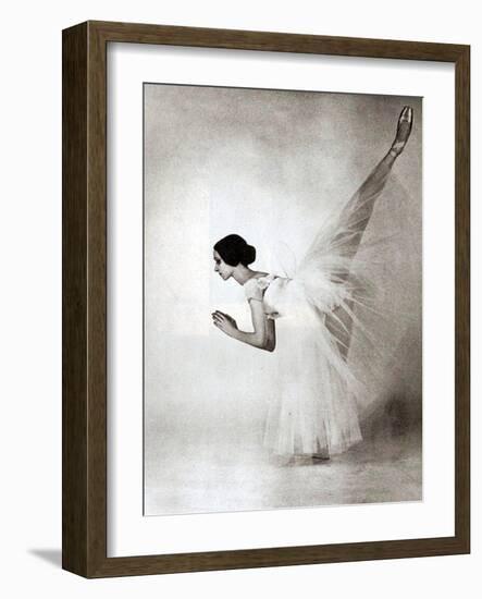 Eva Evdokimova, American Dancer from Bulgarian Origins, Danced with Rudolfnoureev During 15 Years-null-Framed Photo