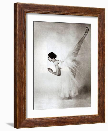 Eva Evdokimova, American Dancer from Bulgarian Origins, Danced with Rudolfnoureev During 15 Years-null-Framed Photo