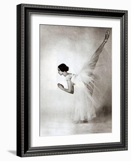 Eva Evdokimova, American Dancer from Bulgarian Origins, Danced with Rudolfnoureev During 15 Years-null-Framed Photo