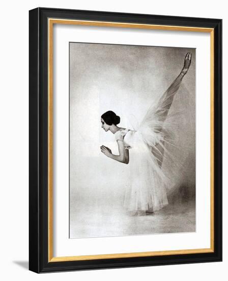 Eva Evdokimova, American Dancer from Bulgarian Origins, Danced with Rudolfnoureev During 15 Years-null-Framed Photo