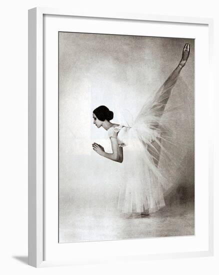 Eva Evdokimova, American Dancer from Bulgarian Origins, Danced with Rudolfnoureev During 15 Years-null-Framed Photo