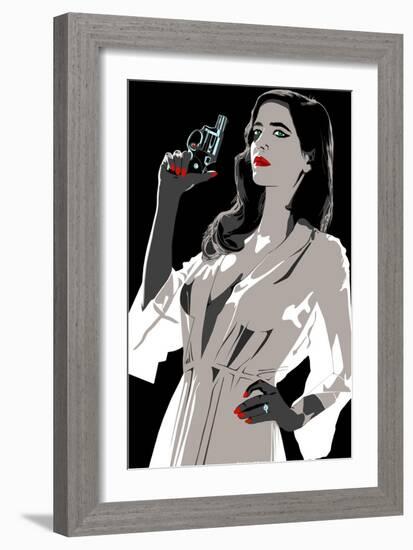 Eva Green - I've Been Especially Bad-Emily Gray-Framed Giclee Print