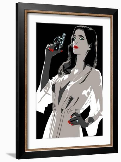 Eva Green - I've Been Especially Bad-Emily Gray-Framed Giclee Print