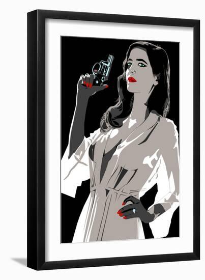 Eva Green - I've Been Especially Bad-Emily Gray-Framed Giclee Print