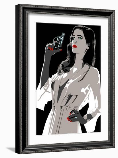 Eva Green - I've Been Especially Bad-Emily Gray-Framed Giclee Print