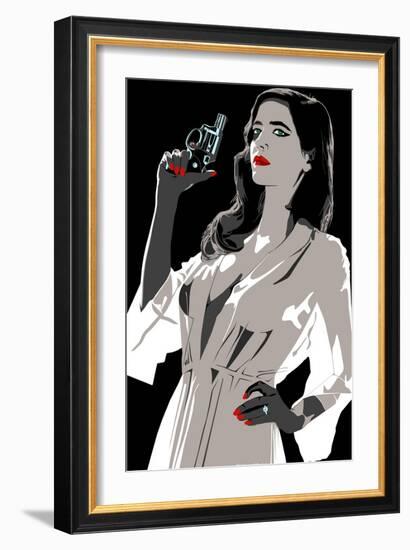 Eva Green - I've Been Especially Bad-Emily Gray-Framed Giclee Print