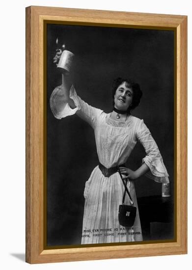 Eva Moore as 'Kathie' in Boys, First Come, First Served, 1903-Ellis & Walery-Framed Premier Image Canvas