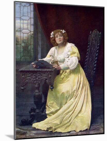 Eva Moore, English Actress, 1899-1900-W&d Downey-Mounted Giclee Print