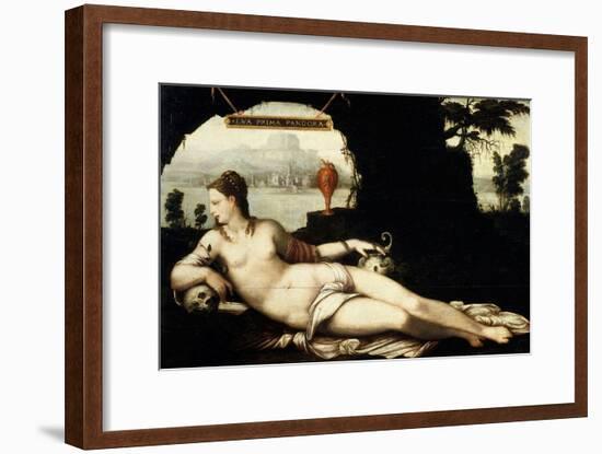 Eva Prima Pandora (Eve, the First Pandora)-Jean Cousin the Elder-Framed Giclee Print