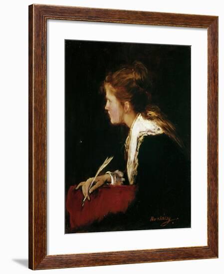 Eva. Studie Zu Milton, 1877-Mihaly Munkacsy-Framed Giclee Print