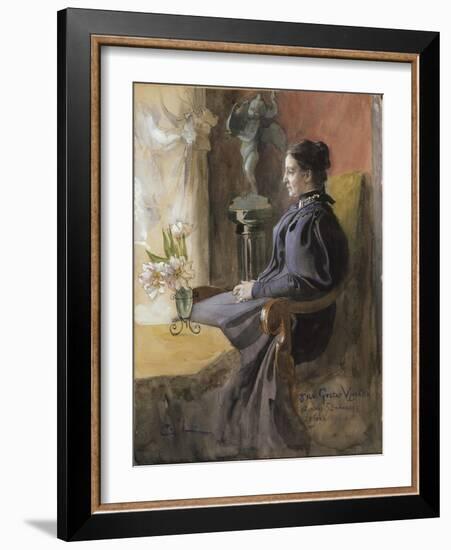 Eva Upmark, 1896-Carl Larsson-Framed Giclee Print