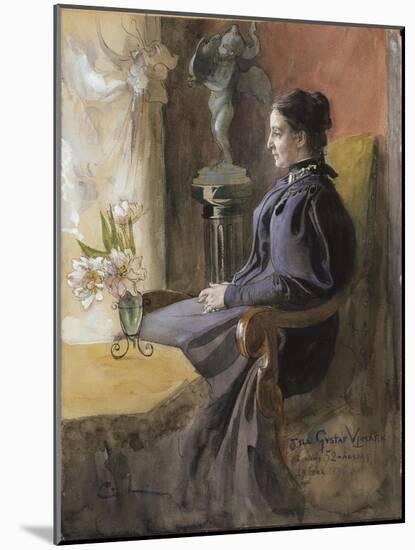 Eva Upmark, 1896-Carl Larsson-Mounted Giclee Print