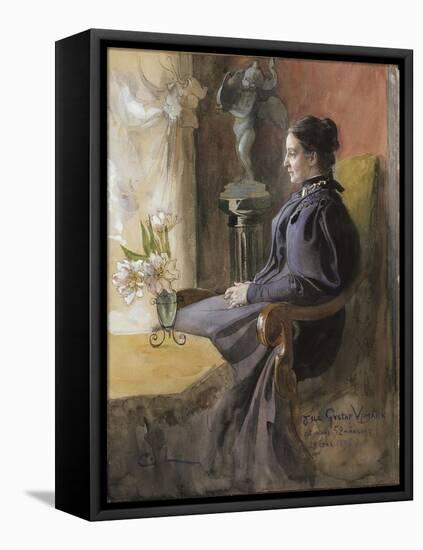 Eva Upmark, 1896-Carl Larsson-Framed Premier Image Canvas