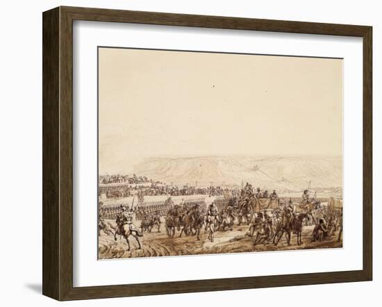 Evacuation of Wounded, Detail, from Battle of Jena, October 14, 1806-Benjamin Zix-Framed Giclee Print