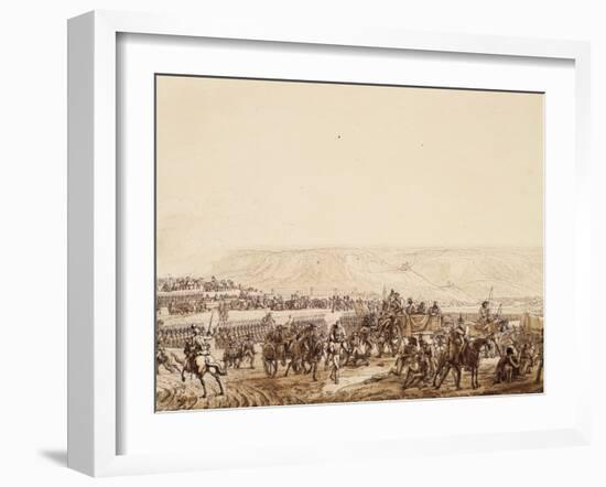 Evacuation of Wounded, Detail, from Battle of Jena, October 14, 1806-Benjamin Zix-Framed Giclee Print