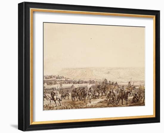 Evacuation of Wounded, Detail, from Battle of Jena, October 14, 1806-Benjamin Zix-Framed Giclee Print