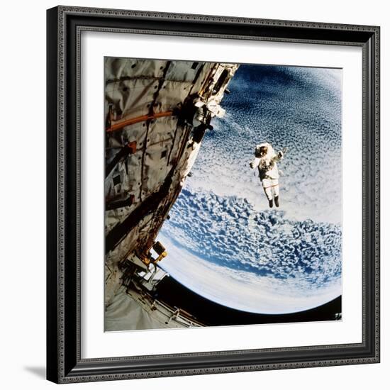 Evaluation of SAFER EVA Backpack, STS-64-null-Framed Premium Photographic Print