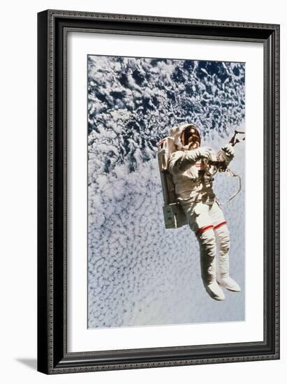 Evaluation of SAFER EVA Backpack, STS-64-null-Framed Photographic Print