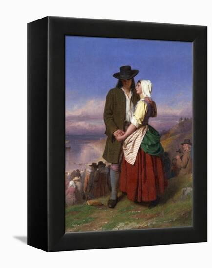 Evangeline and Gabriel-John Faed-Framed Premier Image Canvas