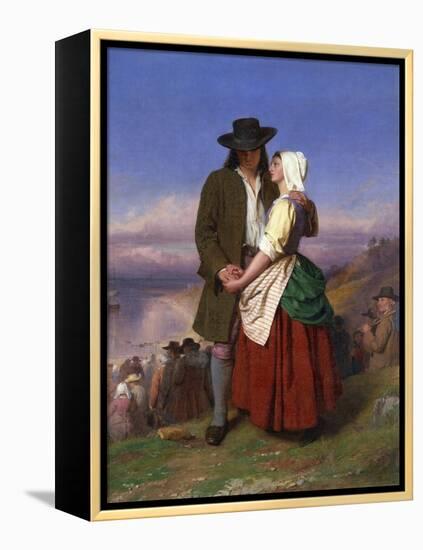 Evangeline and Gabriel-John Faed-Framed Premier Image Canvas