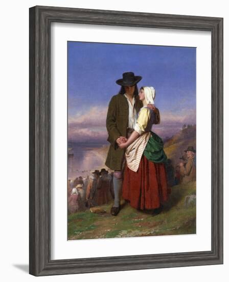 Evangeline and Gabriel-John Faed-Framed Giclee Print