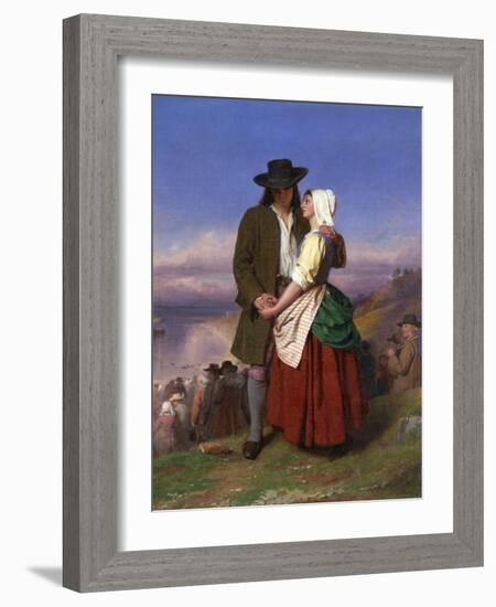 Evangeline and Gabriel-John Faed-Framed Giclee Print