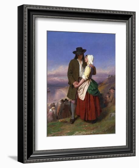 Evangeline and Gabriel-John Faed-Framed Giclee Print