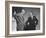 Evangelist Billy Graham Visiting with Pres. Dwight Eisenhower at the Wh-Paul Schutzer-Framed Photographic Print