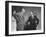 Evangelist Billy Graham Visiting with Pres. Dwight Eisenhower at the Wh-Paul Schutzer-Framed Photographic Print