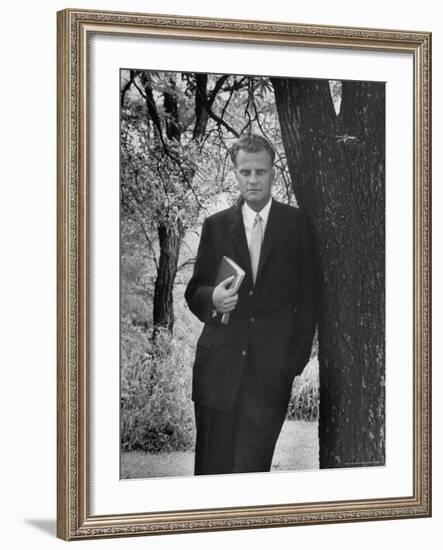 Evangelist Billy Graham-Alfred Eisenstaedt-Framed Premium Photographic Print