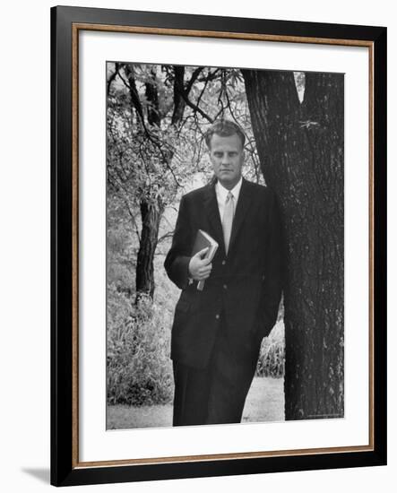 Evangelist Billy Graham-Alfred Eisenstaedt-Framed Premium Photographic Print