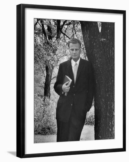 Evangelist Billy Graham-Alfred Eisenstaedt-Framed Premium Photographic Print