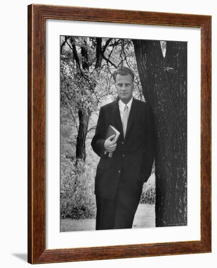 Evangelist Billy Graham-Alfred Eisenstaedt-Framed Premium Photographic Print