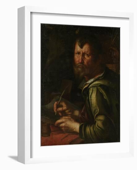 Evangelist Saint Luke-Joachim Wtewael-Framed Art Print