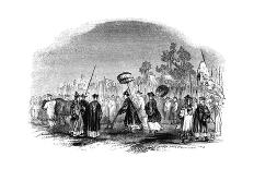 The Annual Spring Festival, 1847-Evans-Giclee Print