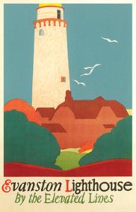 Evanston Lighthouse Poster