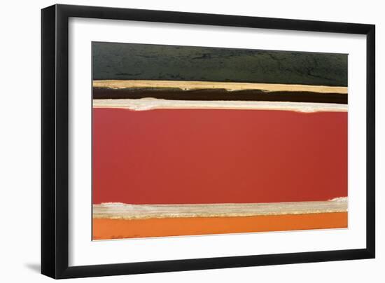 Evaporation Ponds for the Commercial Extraction-null-Framed Photographic Print