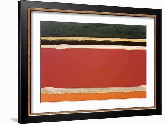 Evaporation Ponds for the Commercial Extraction-null-Framed Photographic Print
