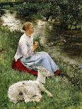 The Young Shepherdess-Evariste Carpentier-Giclee Print