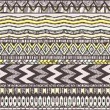 Ethnic Seamless Pattern-evdakovka-Art Print