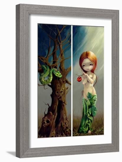 Eve and the Tree of Knowledge-Jasmine Becket-Griffith-Framed Art Print