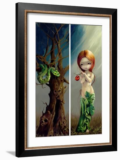 Eve and the Tree of Knowledge-Jasmine Becket-Griffith-Framed Art Print