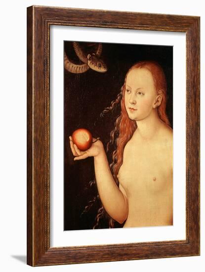 Eve, from Adam and Eve, 1528-Lucas Cranach the Elder-Framed Giclee Print