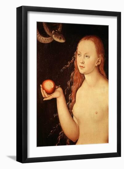 Eve, from Adam and Eve, 1528-Lucas Cranach the Elder-Framed Giclee Print